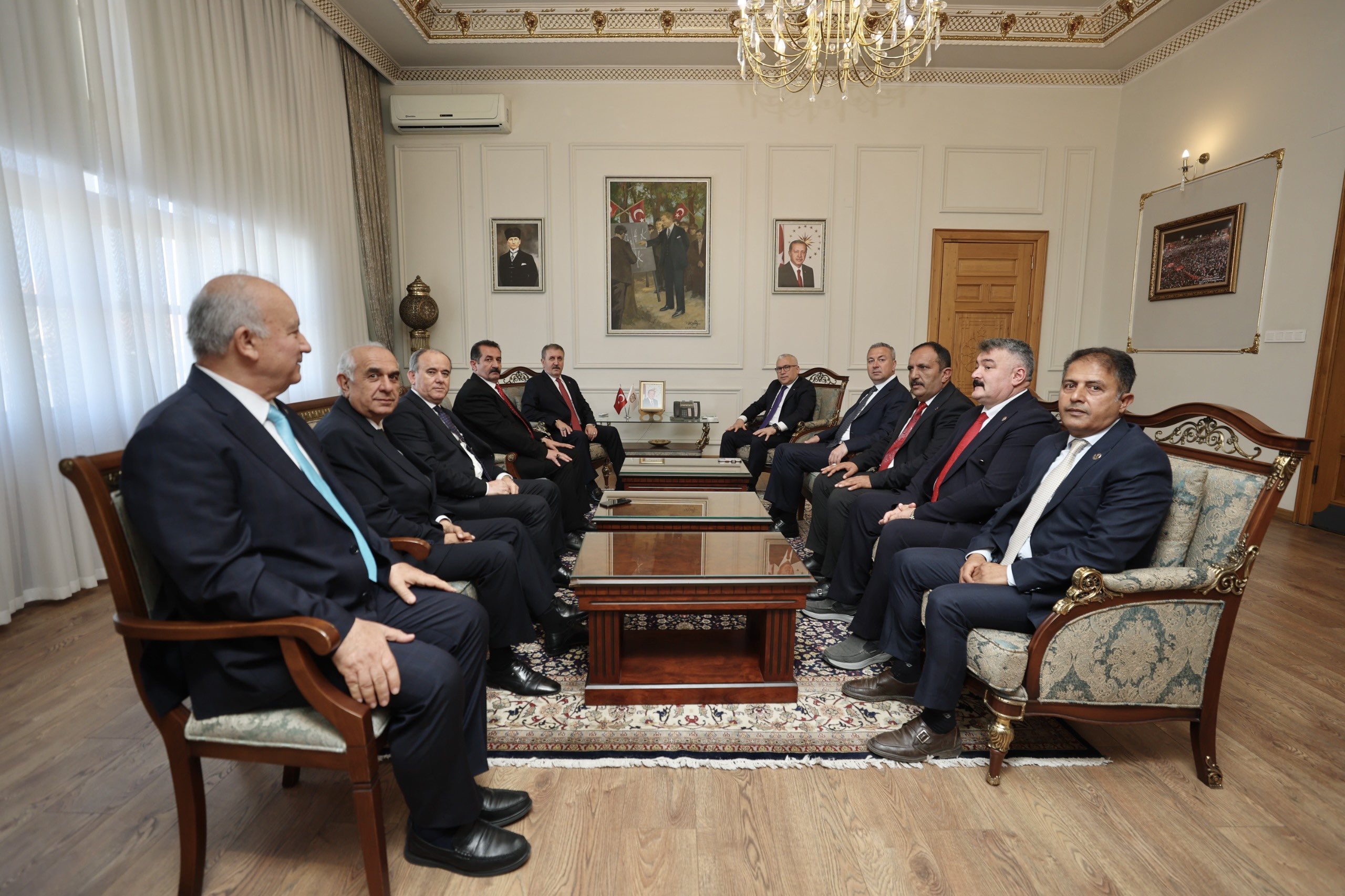 Mustafa Destici ve Adem Uzun'dan Vali Şimşek'e Ziyaret