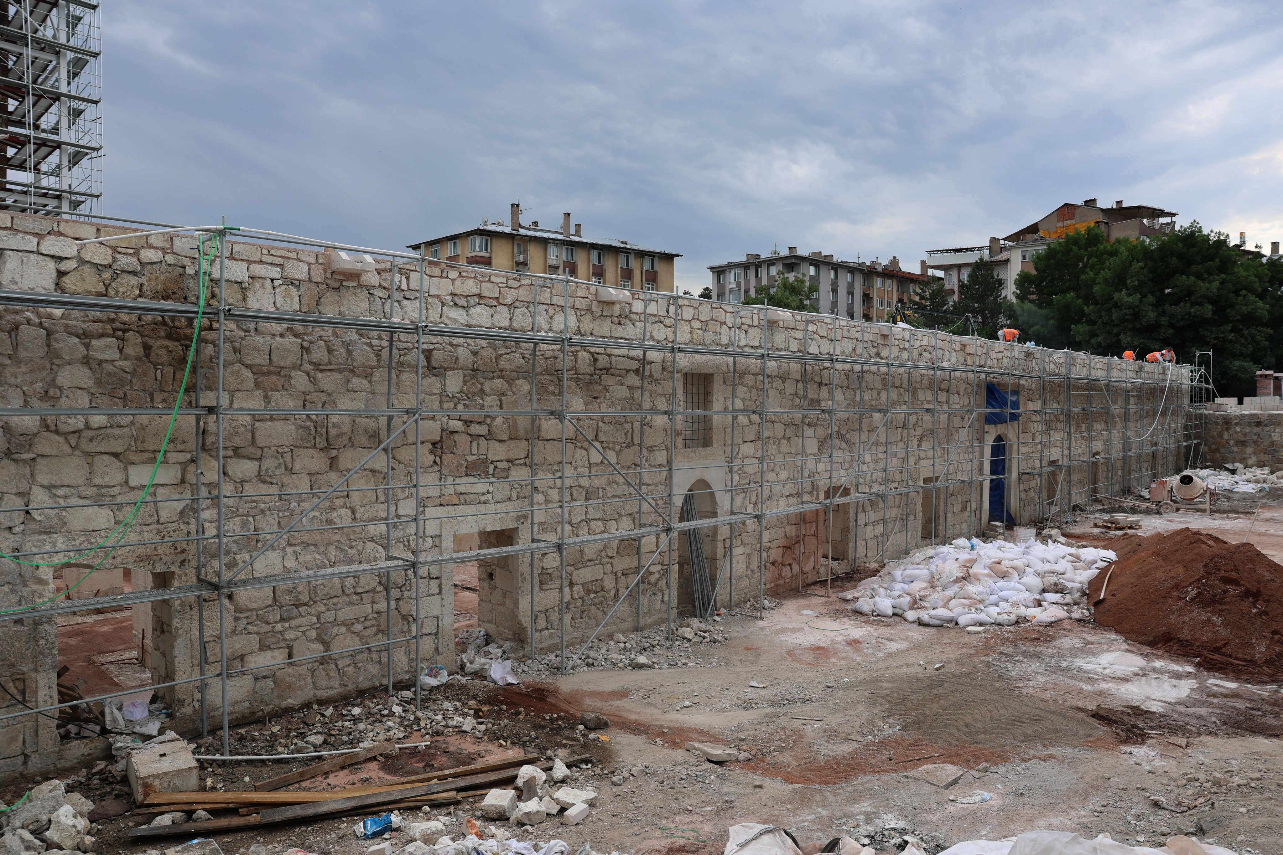 Sivas Ulu Cami'de Restorasyon Çalışmaları Titizlikle Sürüyor