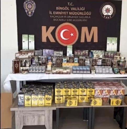 Bingöl'de Dev Asayiş Operasyonu: Silah, Uyuşturucu ve Kaçak Tütün!