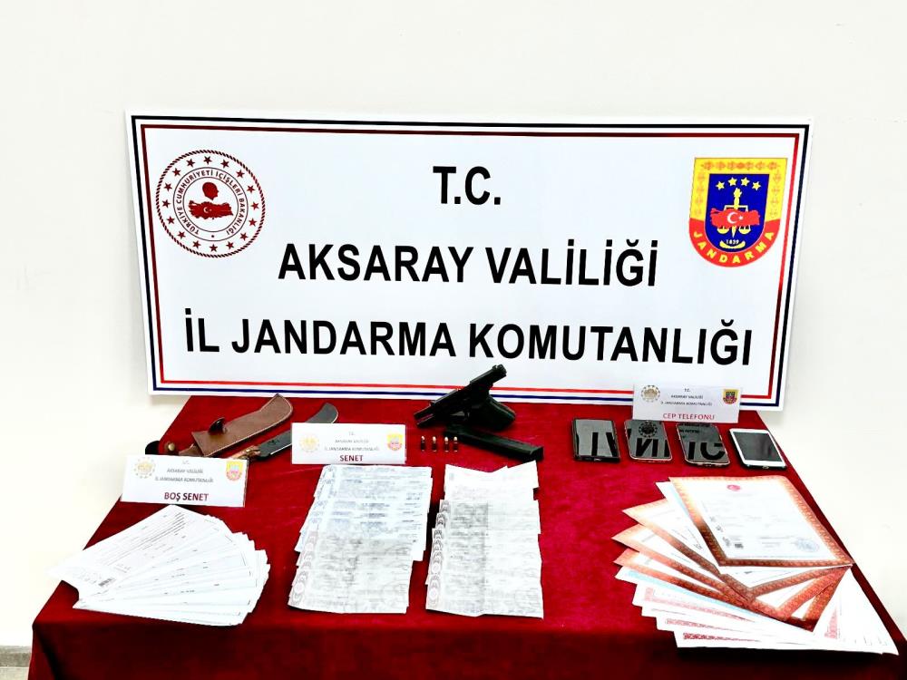 Aksaray'da Tefecilik Operasyonu: 3 Şüpheli Gözaltına Alındı